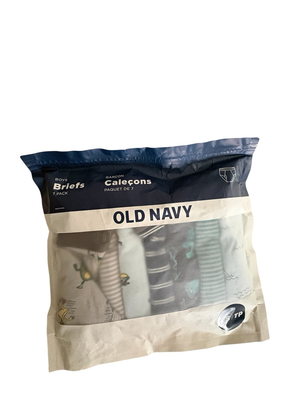 NWOT Old Navy Boys Briefs Pack in Navy, Light Blue & Mint